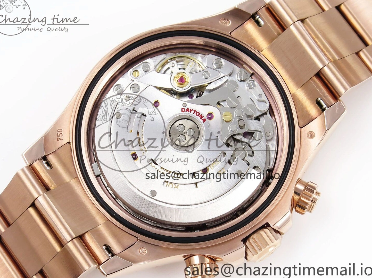 MiroTime 0302 Daytona 116505 KING 1:1 Best Edition Chocolate Dial on RG Bracelet SH OdorResistant 1932